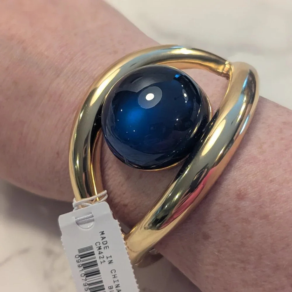 J.Crew Glass Stone Cuff Bracelet